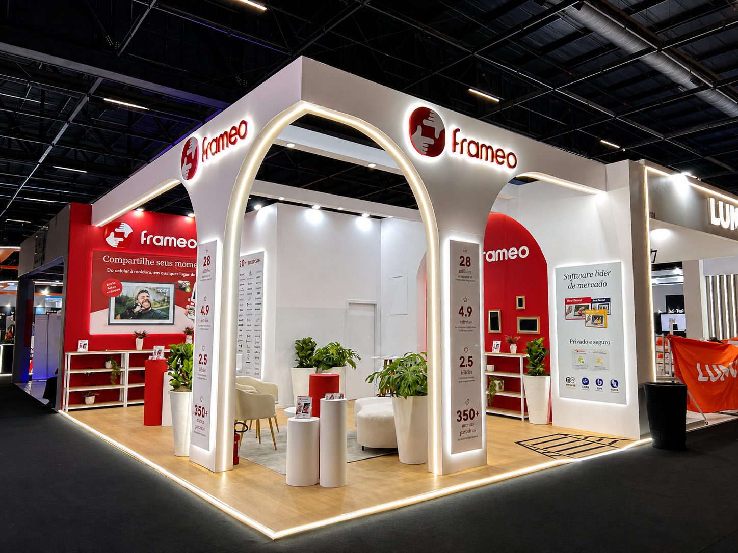 Estande Frameo na Eletrolar Show 2026 – foto 1